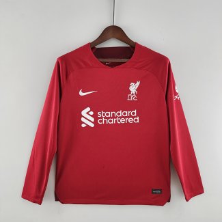 camiseta liverpool manga larga primera 2022/2023