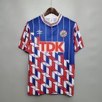 Tailandia Camiseta Ajax Retro Rojo 1990 Tailandia Camiseta Ajax Retro Rojo 1990