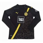 Camiseta Dortmund Manga Larga Segunda 2020-21