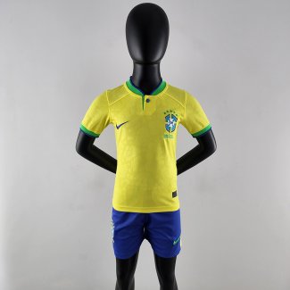 Camiseta Bresil Ninos Primera 2022/2023