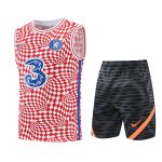 Camiseta Chelsea Chaleco Rojo Cs11 2022/2023 Camiseta Chelsea Chaleco Rojo Cs11 2022/2023