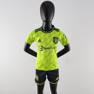 Camiseta Manchester United Ninos Tercera 2022/2023