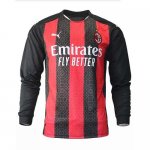 Camiseta AC Milan Manga Larga Primera 2020-21