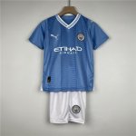 Camiseta Manchester City Ninos Primera 2023/2024