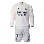 Camiseta Real Madrid Ninos Manga Larga Primera 2020-21