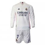 Camiseta Real Madrid Ninos Manga Larga Primera 2020-21 Camiseta Real Madrid Ninos Manga Larga Primera 2020-21